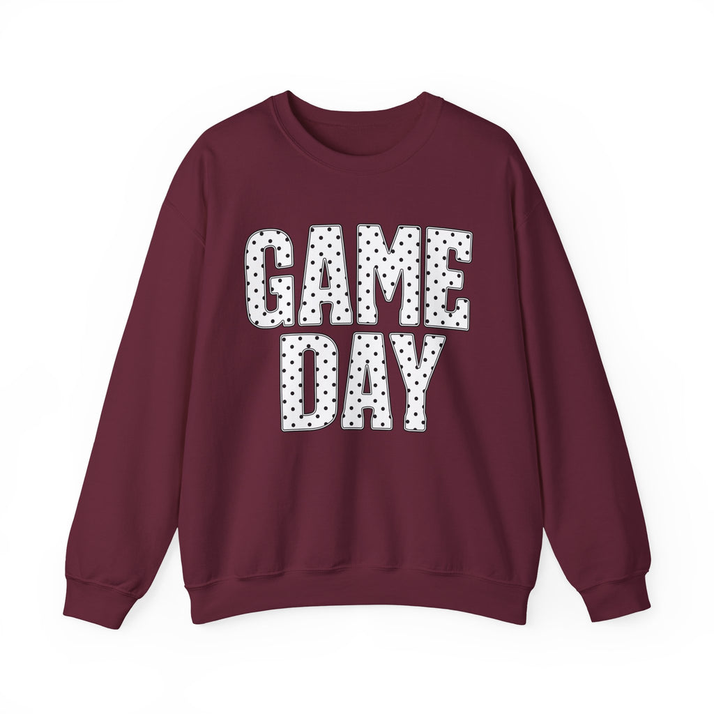 Polka Game Day Crewneck Sweatshirt
