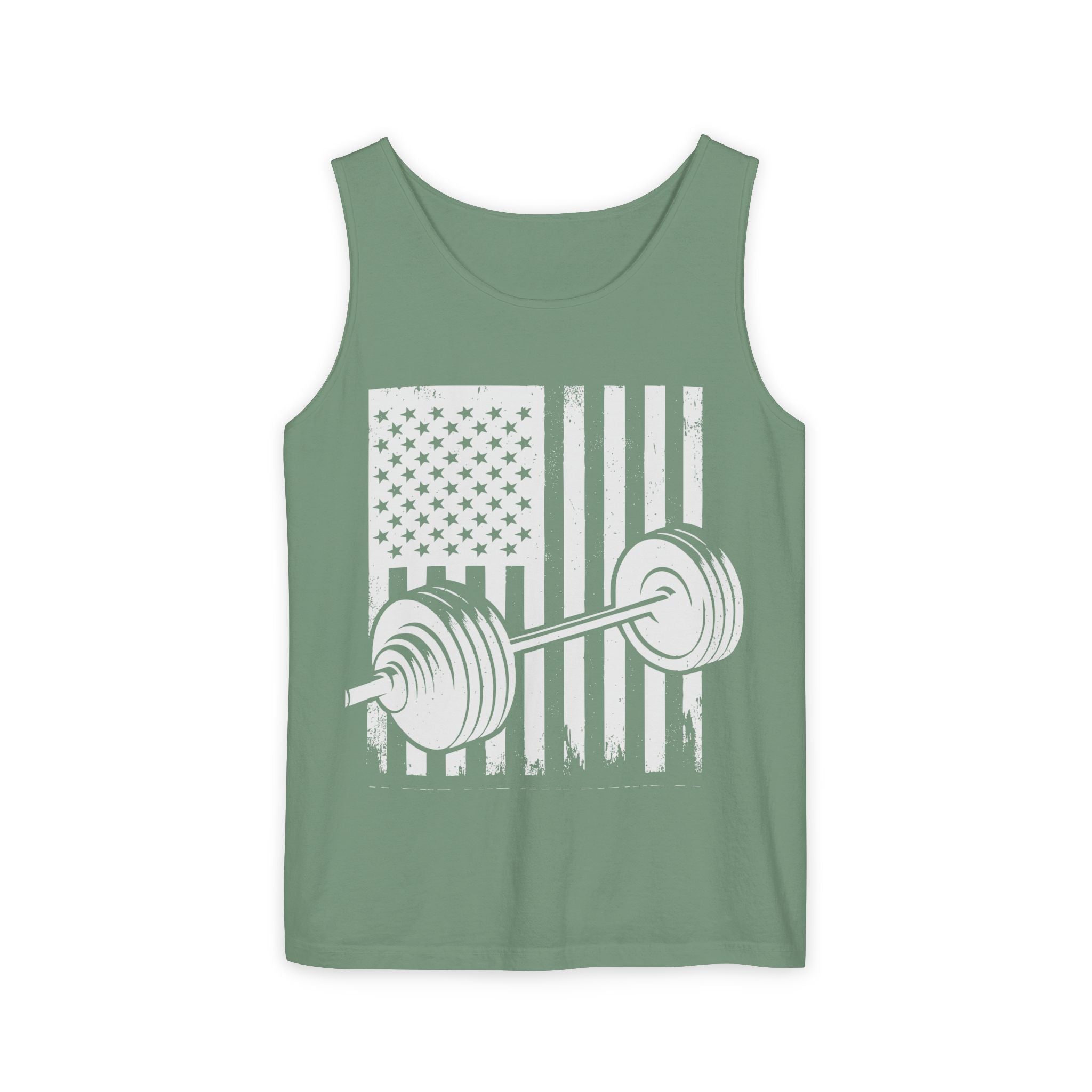 Men's flag muscle tank